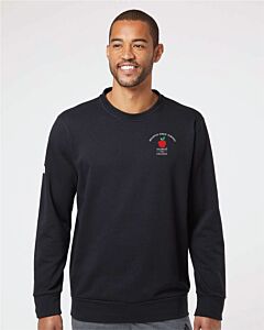 Adidas - Fleece Crewneck Sweatshirt - Embroidery - Bellevue Public Schools Logo