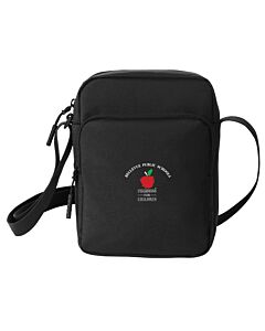 Port Authority® Upright Crossbody Bag - Embroidery - Bellevue Public Schools Logo