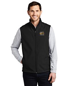 Port Authority® Core Soft Shell Vest - Left Chest Embroidery - Bellevue Public Schools Transportation Logo