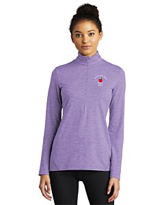 Sport-Tek® Ladies Exchange 1.5 Long Sleeve 1/2-Zip - Embroidery - Bellevue Public Schools Logo