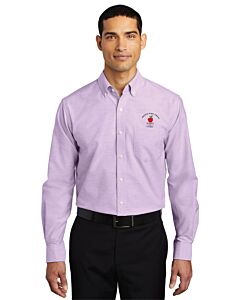 Port Authority® SuperPro™ Oxford Shirt - Embroidery - Bellevue Public Schools Logo